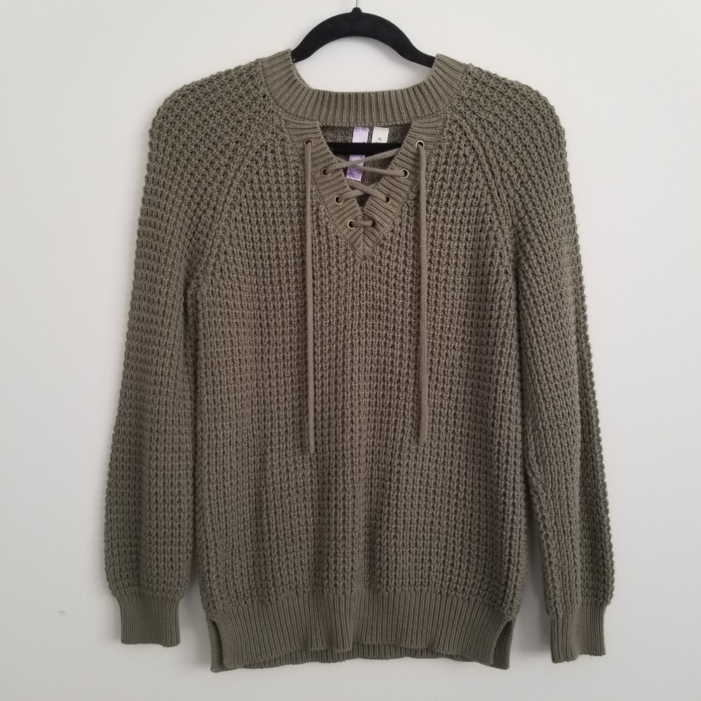 Francesca's | Olive Green Sweater | CLEARANCE